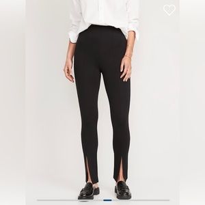 Old Navy Stevie Split Front Skinny Pants, New